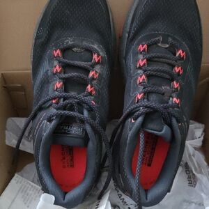 Black and Red Trail Running Shoes